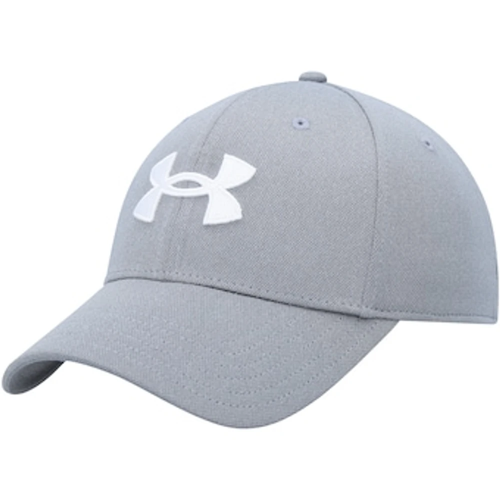 Men's Under Armour Heather Gray Blitzing Flex Hat