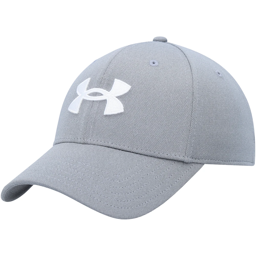 Men's Under Armour Heather Gray Blitzing Flex Hat