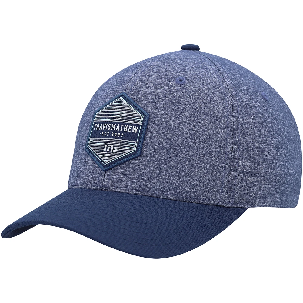 Men's TravisMathew Heather Navy Rapido Flex Hat