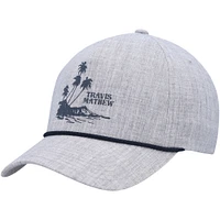 Men's TravisMathew Heather Gray Salsa Verde Adjustable Hat