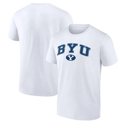 Men's White BYU Cougars Campus Team T-Shirt