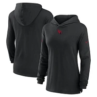 Women's Nike Black Arizona Cardinals Sideline Performance Long Sleeve Hoodie T-Shirt