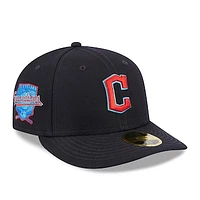 Men's New Era  Navy Cleveland Guardians 2023 MLB Father's Day Low Profile 59FIFTY Fitted Hat