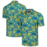 Men's Reyn Spooner Teal Jacksonville Jaguars Pua Performance Polo