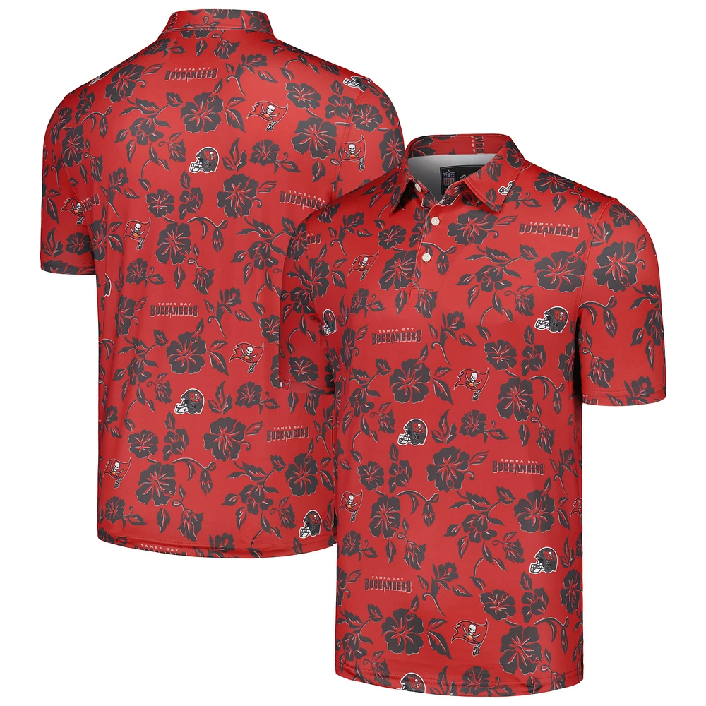 Men's Reyn Spooner Red Tampa Bay Buccaneers Pua Performance Polo