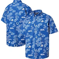 Men's Reyn Spooner Royal Indianapolis Colts Kekai Button-Up Shirt