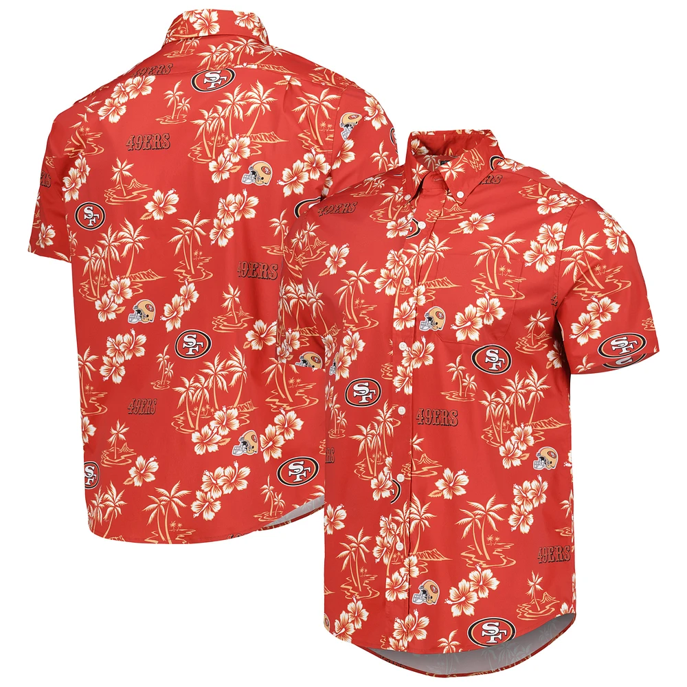 Men's Reyn Spooner Scarlet San Francisco 49ers Kekai Button-Up Shirt