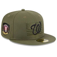 Men's New Era Washington Nationals Armed Forces Day On-Field 59FIFTY Fitted Hat