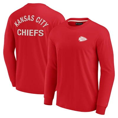 Unisex Fanatics Kansas City Chiefs Elements Super Soft Long Sleeve T-Shirt