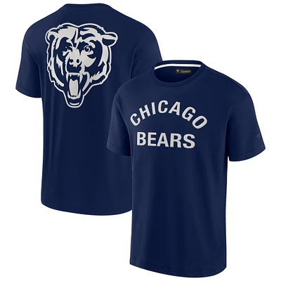 Unisex Navy Chicago Bears Elements Super Soft Short Sleeve T-Shirt