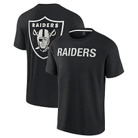 Unisex Black Las Vegas Raiders Elements Super Soft Short Sleeve T-Shirt