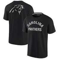 Unisex Fanatics Black Carolina Panthers Elements Super Soft Short Sleeve T-Shirt