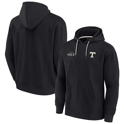 Unisex Fanatics Black Tennessee Volunteers Elements Super Soft Fleece Pullover Hoodie