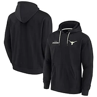 Unisex Fanatics Black Texas Longhorns Elements Super Soft Fleece Pullover Hoodie