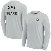 Unisex Fanatics Gray Cal Bears Elements Super Soft Long Sleeve T-Shirt