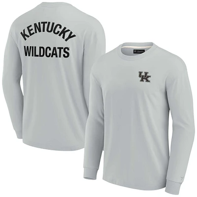 Unisex Fanatics Gray Kentucky Wildcats Elements Super Soft Long Sleeve T-Shirt