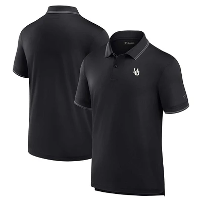 Men's Fanatics Black Oregon Ducks Front Office Pique Polo