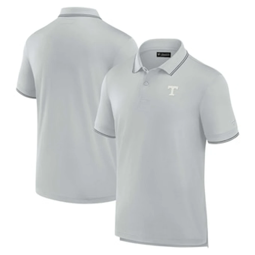 Men's Fanatics Gray Tennessee Volunteers Front Office Pique Polo