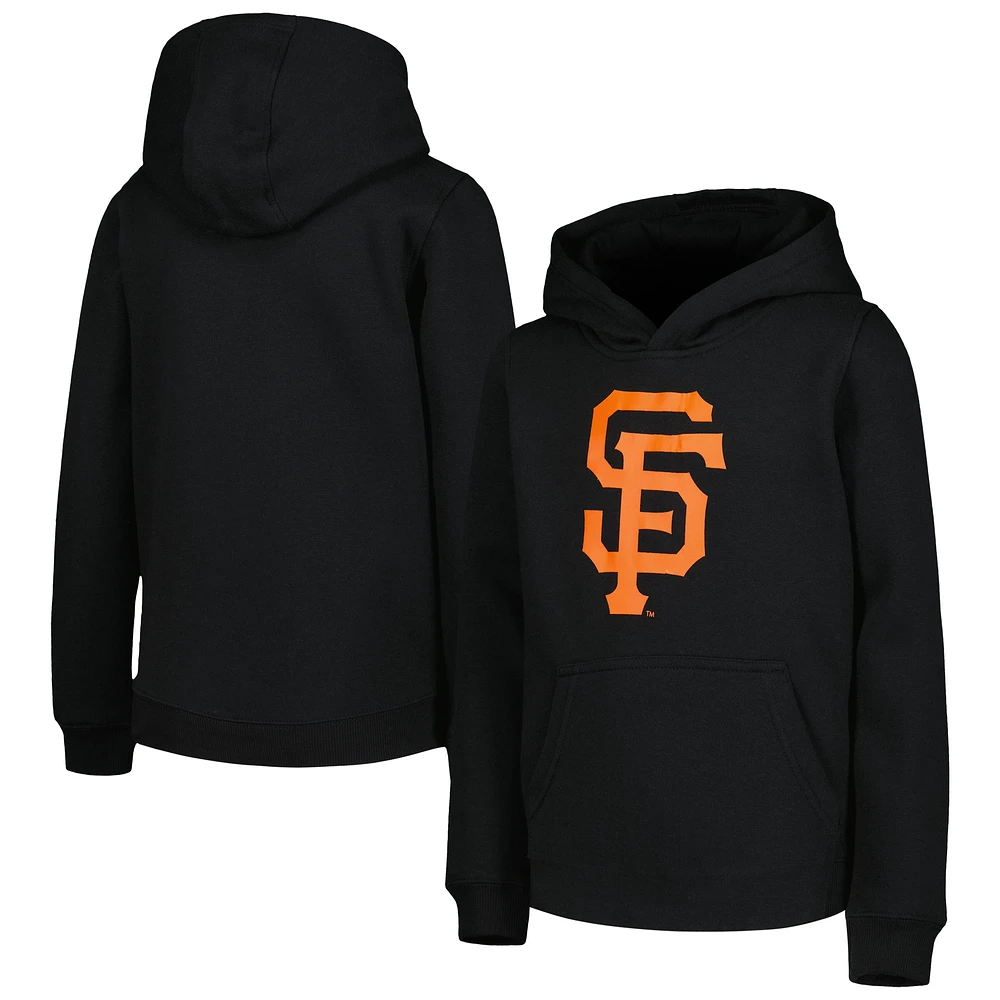 Youth Black San Francisco Giants Team Primary Logo Pullover Hoodie