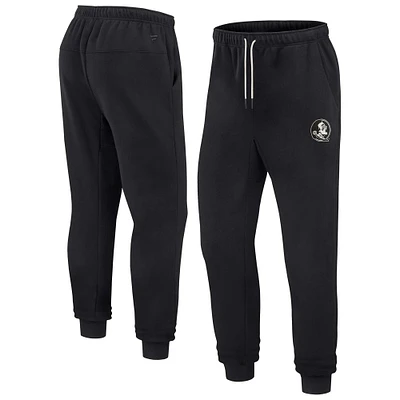 Unisex Fanatics Black Florida State Seminoles Elements Super Soft Fleece Jogger