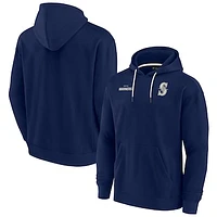 Unisex Fanatics Navy Seattle Mariners Elements Super Soft Fleece Pullover Hoodie