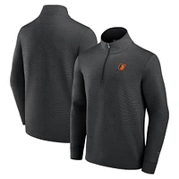 Men's Fanatics Black Baltimore Orioles Quarter Zip