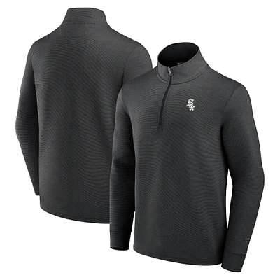 Men's Fanatics Black Chicago White Sox Quarter Zip