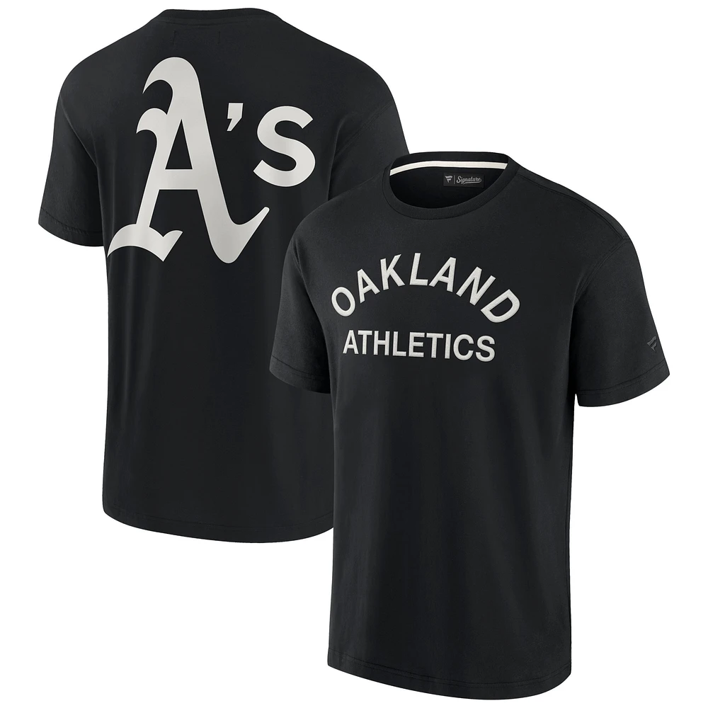 Unisex Black Oakland Athletics Elements Super Soft Short Sleeve T-Shirt