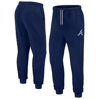 Unisex Fanatics Navy Atlanta Braves Elements Super Soft Fleece Jogger