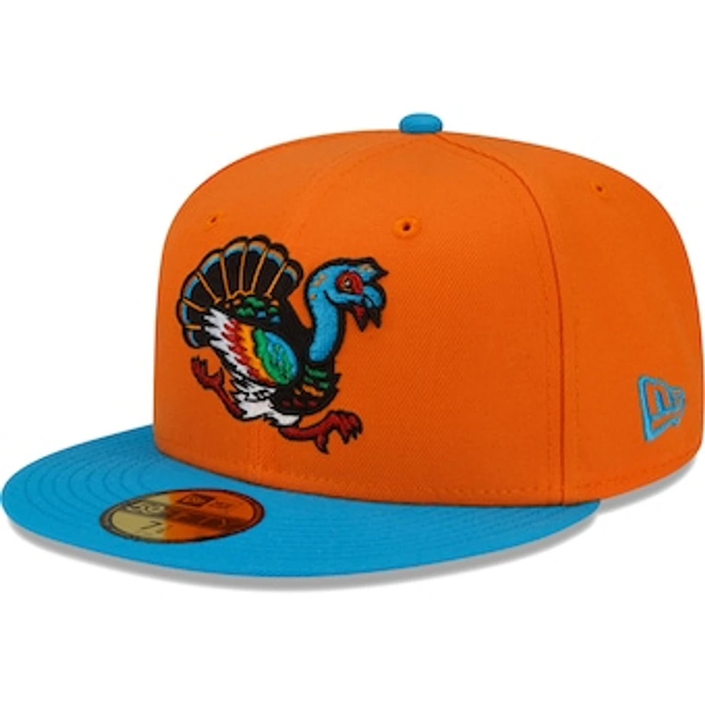 Men's New Era Orange Augusta GreenJackets Copa De La Diversion 59FIFTY Fitted Hat