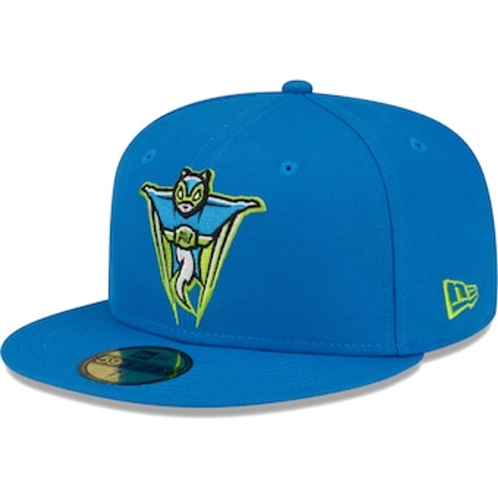 Men's New Era Blue Richmond Flying Squirrels Copa De La Diversion 59FIFTY Fitted Hat