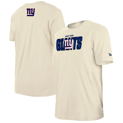 Men's New Era  Cream New York Giants 2023 NFL Draft T-Shirt