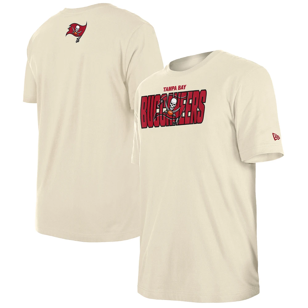 Men's New Era  Cream Tampa Bay Buccaneers 2023 NFL Draft T-Shirt