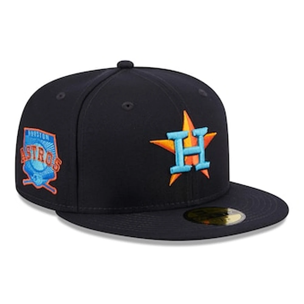 Men's New Era  Navy Houston Astros 2023 MLB Father's Day On-Field 59FIFTY Fitted Hat