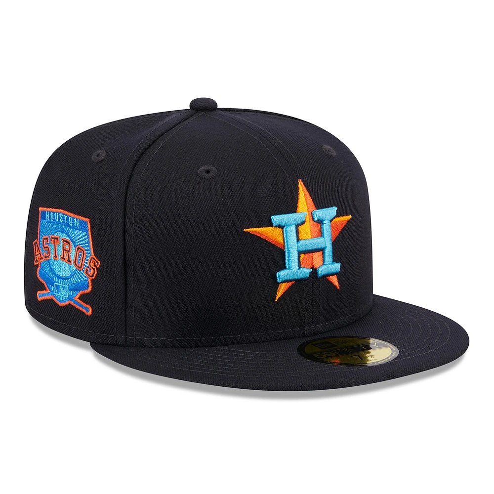 Men's New Era  Navy Houston Astros 2023 MLB Father's Day On-Field 59FIFTY Fitted Hat