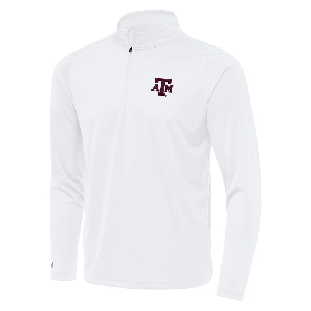 Men's Antigua Texas A&M Aggies Tribute Quarter-Zip Top