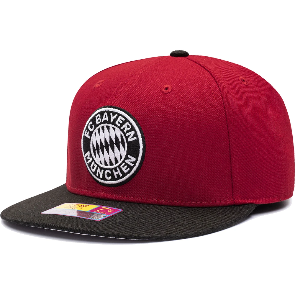 Men's Red/Black Bayern Munich America's Game Fitted Hat