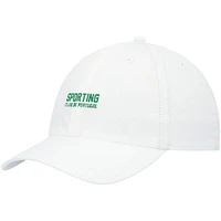 Men's White Sporting Clube de Portugal Stadium Adjustable Hat