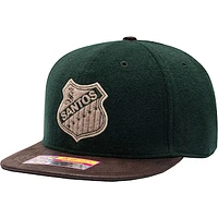 Men's Green/Brown Santos Laguna Prep Snapback Hat