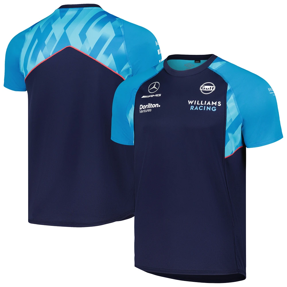 Men's Umbro Navy/Light Blue Williams Racing 2023 Training Jersey