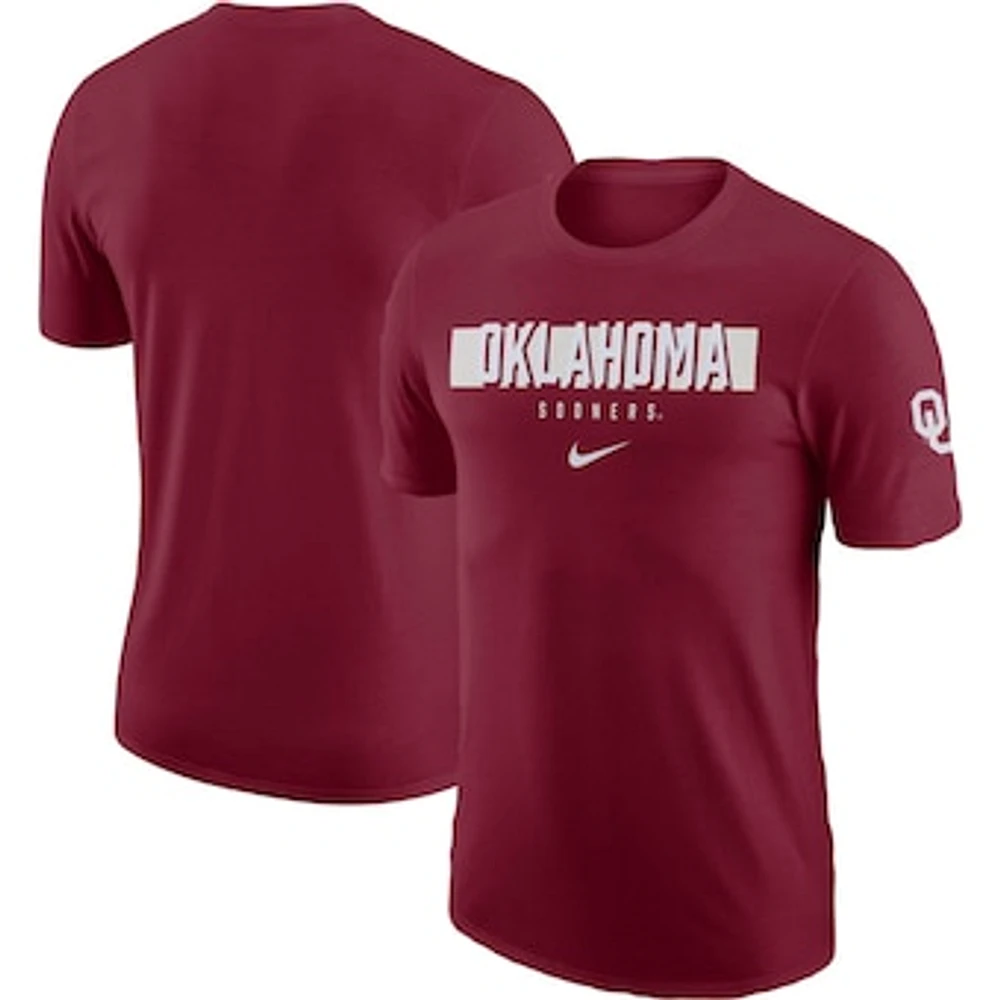 Men's Nike Crimson Oklahoma Sooners Campus Gametime T-Shirt