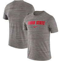 Men's Nike Gray Ohio State Buckeyes Velocity Performance T-Shirt