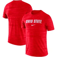 Men's Nike Scarlet Ohio State Buckeyes Velocity Performance T-Shirt