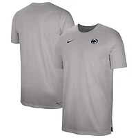 Men's Nike  Heather Gray Penn State Nittany Lions Sideline Coaches Performance Top