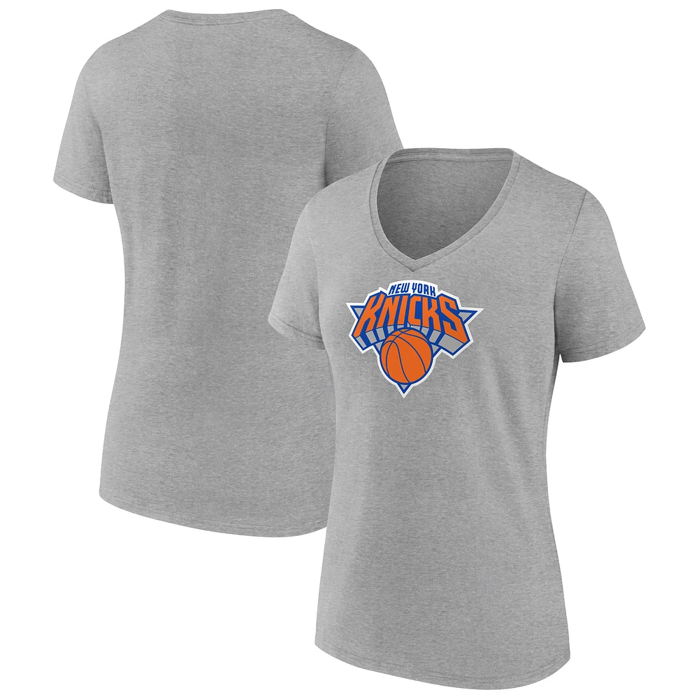 Women's New York Knicks Logo V-Neck T-Shirt