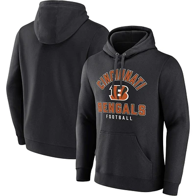 Men's Fanatics  Black Cincinnati Bengals Between the Pylons Pullover Hoodie