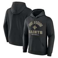 Men's Fanatics  Black New Orleans Saints Between the Pylons Pullover Hoodie