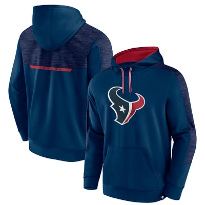 Men's Fanatics Navy Houston Texans Defender Evo Pullover Hoodie