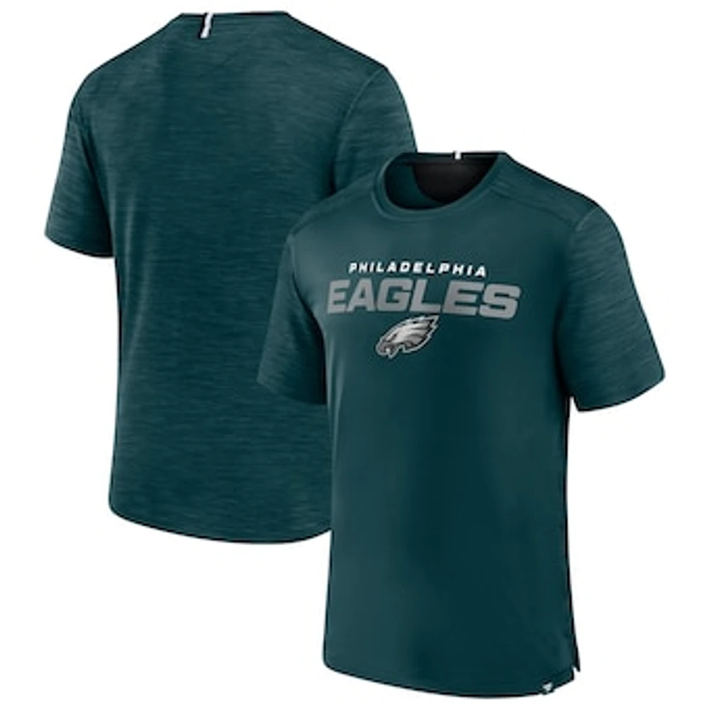 Men's Fanatics Midnight Green Philadelphia Eagles Defender Evo T-Shirt