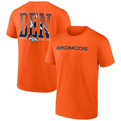 Men's Fanatics  Orange Denver Broncos Home Field Advantage T-Shirt